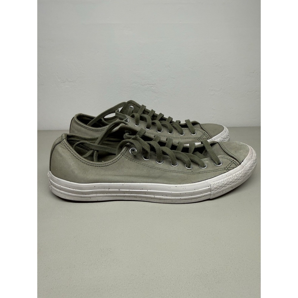 Converse Chuck Taylor Suede Leather Medium Olive Mens Sz 10 Womens Sz 12